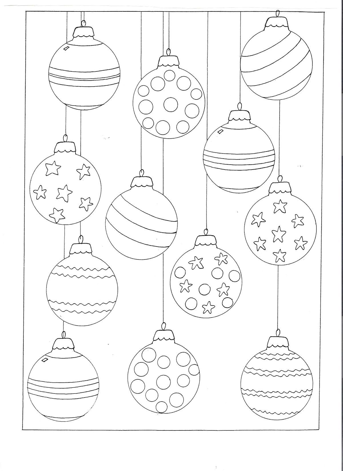 Bolas navidad | Christmas coloring pages, Christmas drawing, Christmas