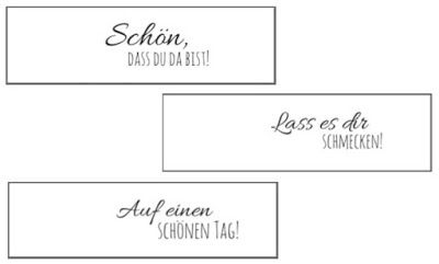 DIY Tischkarten einfach selber machen + kostenlose Vorlagen - Hochzeit