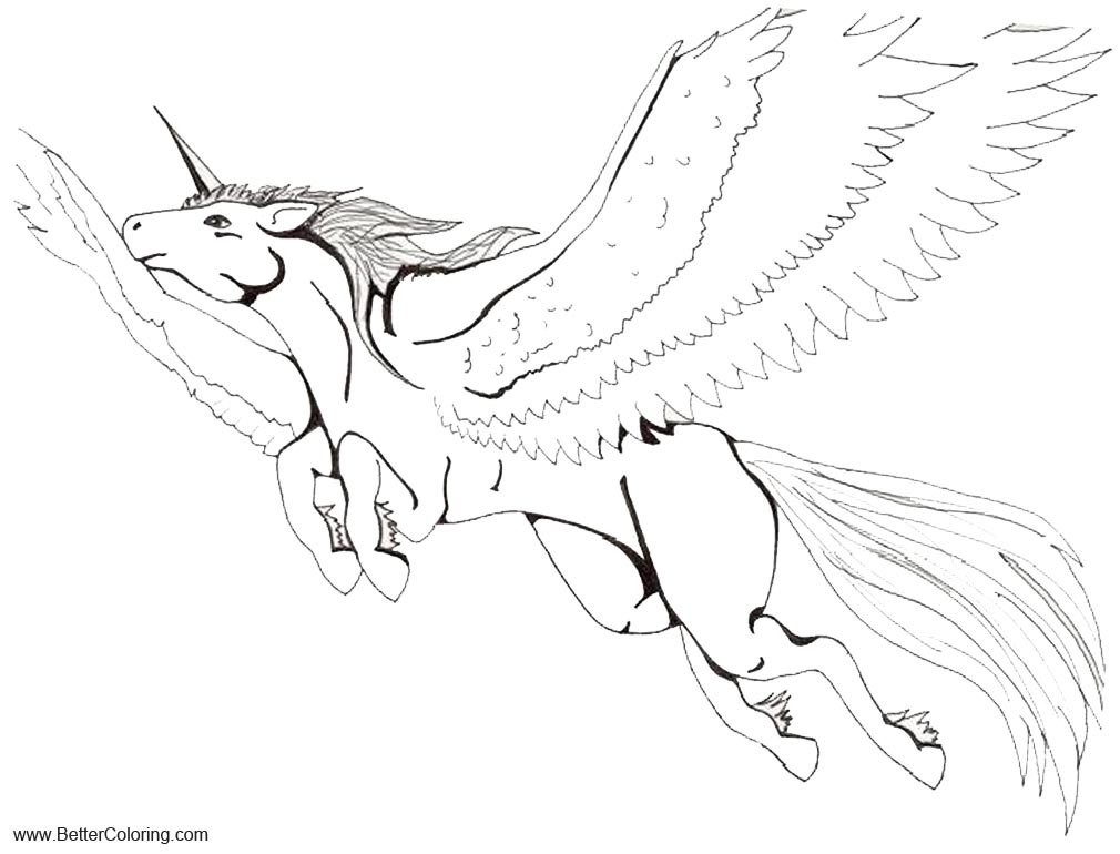 Alicorn Pages Coloring Pages