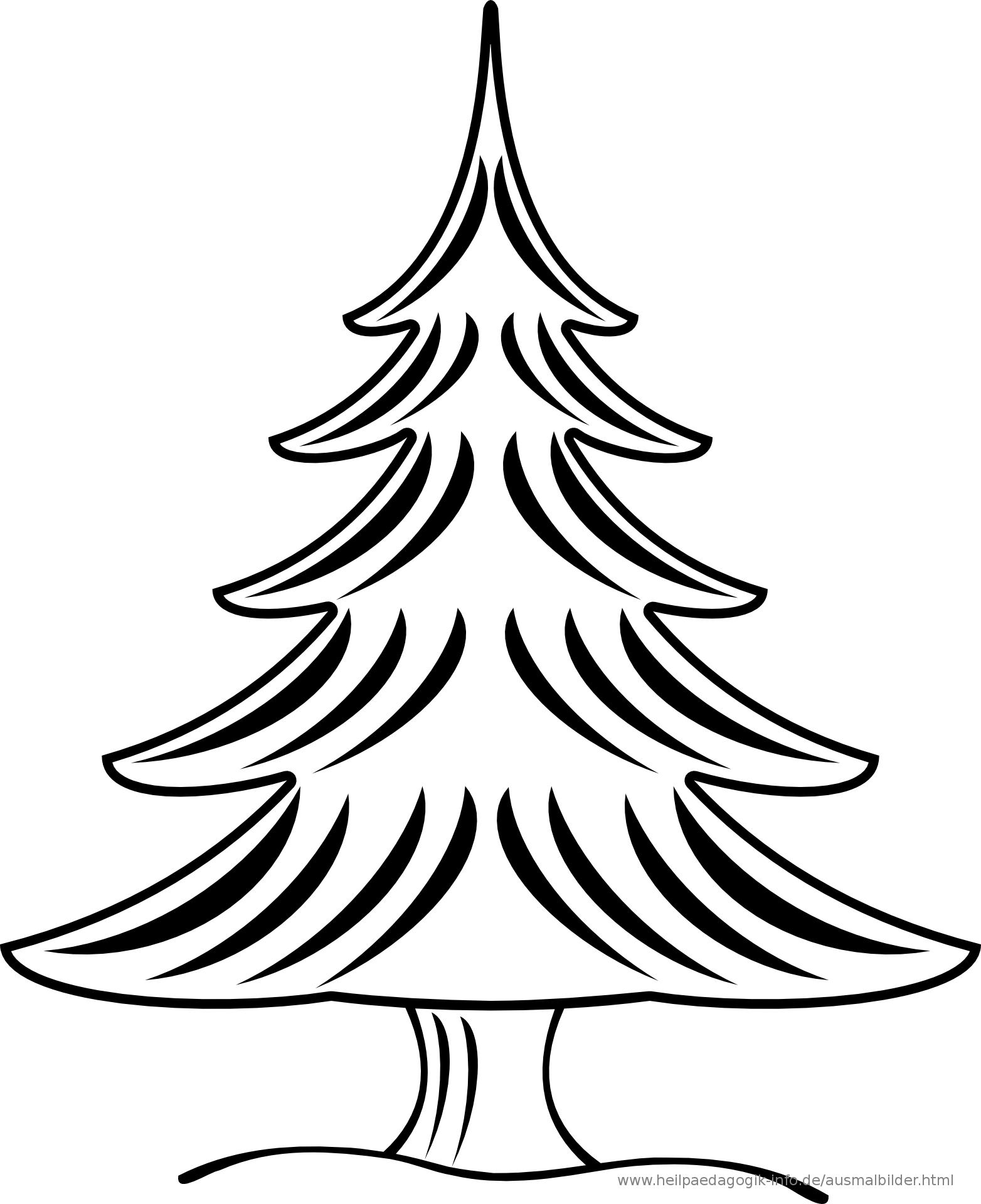 Tannenbaum Zum Ausmalen - kinderbilder.download | kinderbilder.download