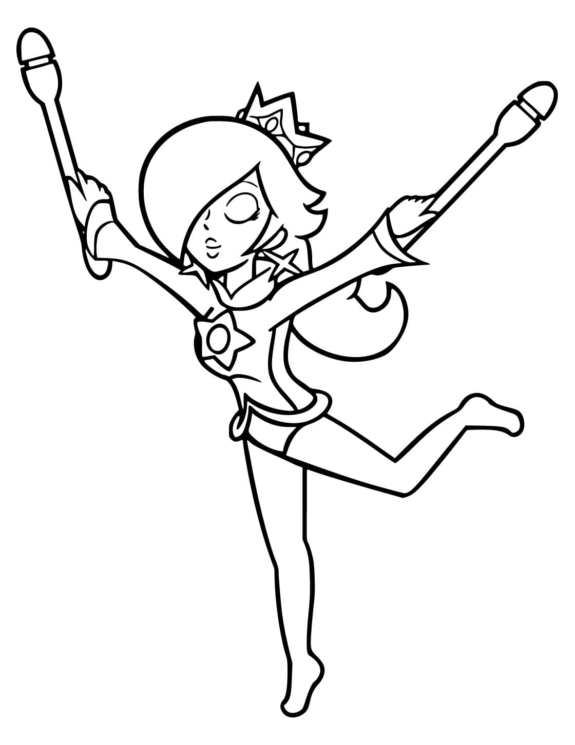 Rosalina Free Printable coloring page - Download, Print or Color Online