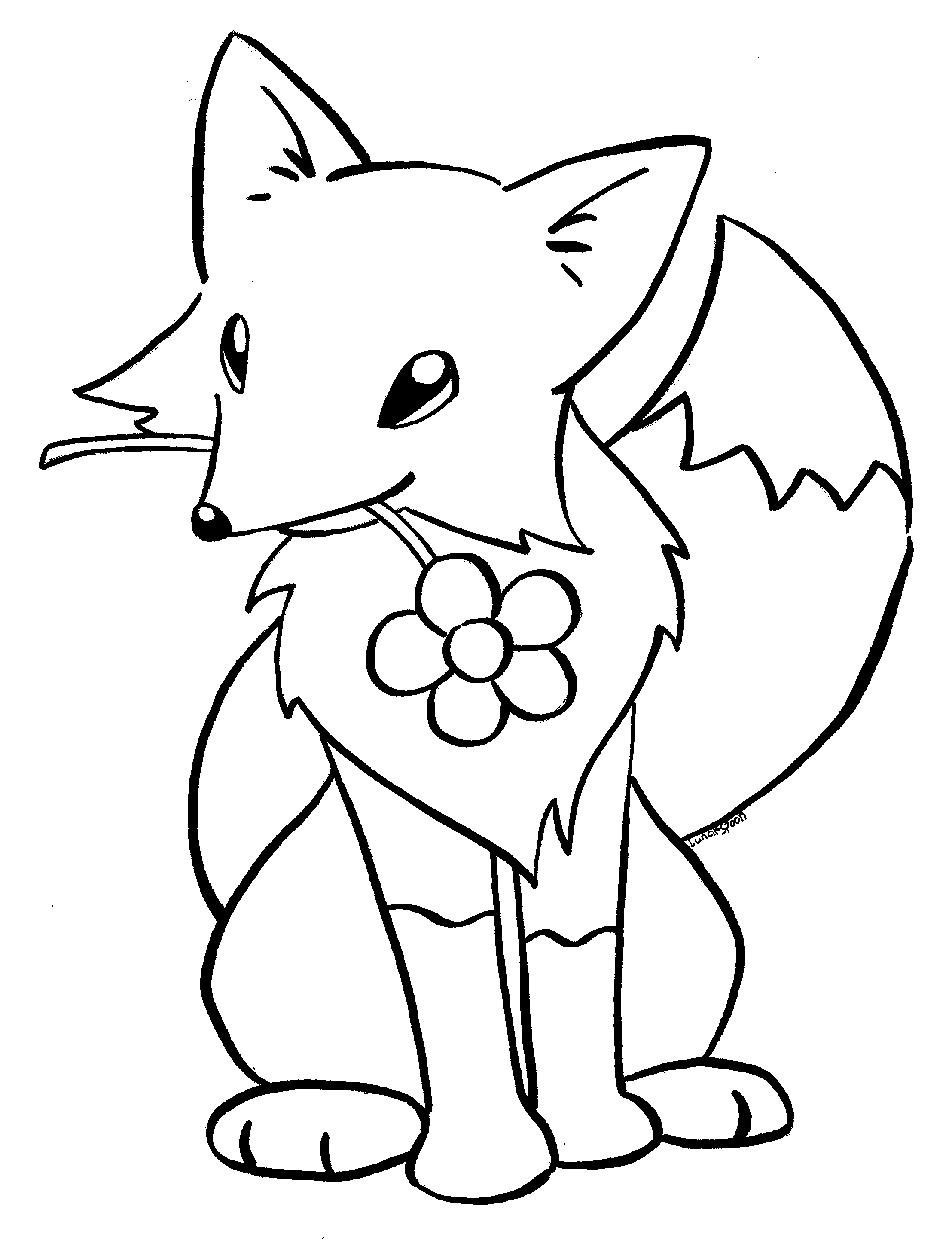 Image result for fox coloring pages for kids printable | Fox coloring