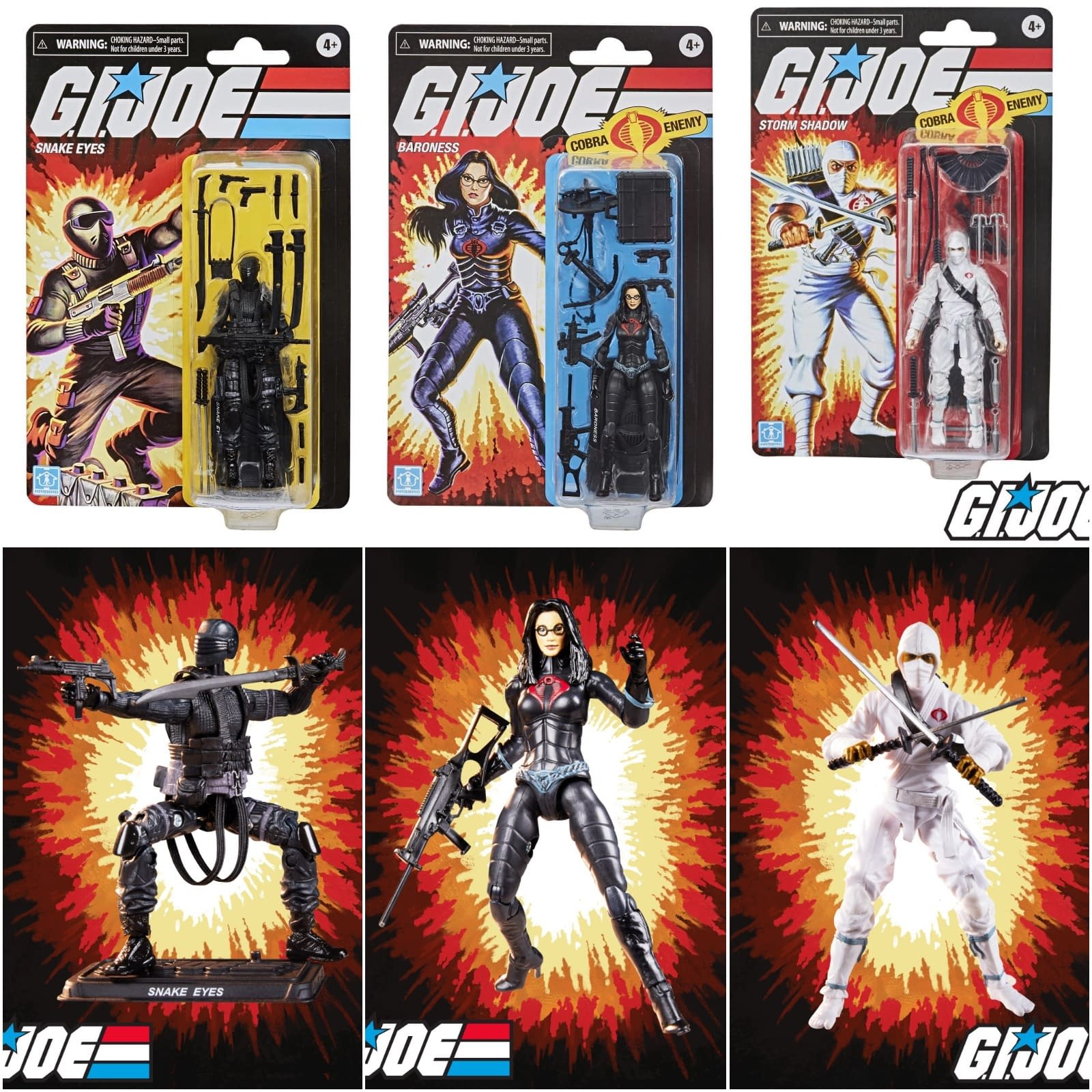 Hasbro Retro GI Joe Line- Exclusive To Walmart, SDCC Commander In Sept