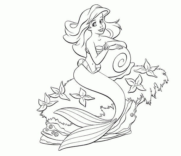 Arielle 28 Ausmalbilder | Mermaid coloring pages, Little mermaid