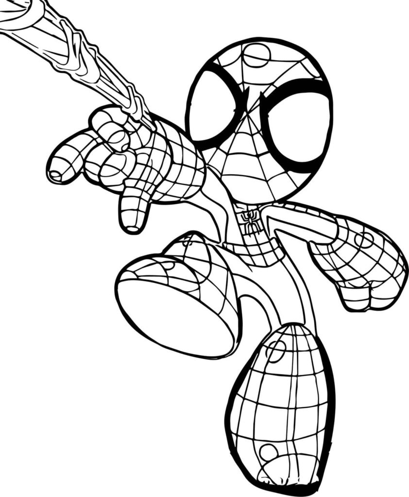 Ausmalbilder Spiderman - Gratis zum Drucken