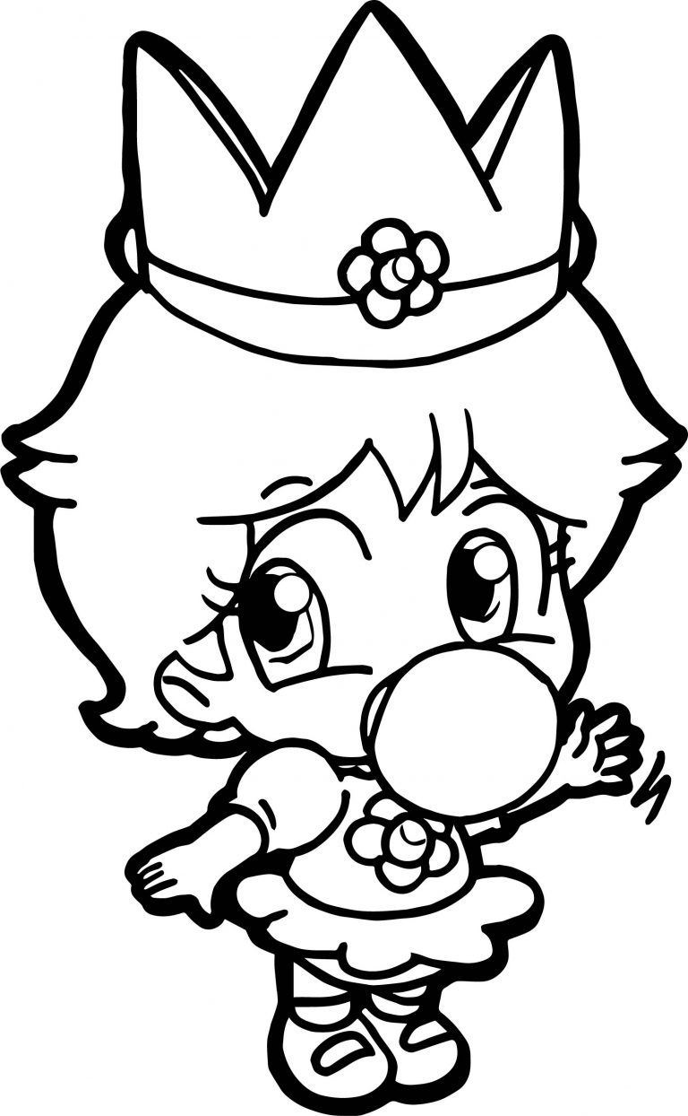 Baby Daisy Baby Daisy Coloring Page | Wecoloringpage.com