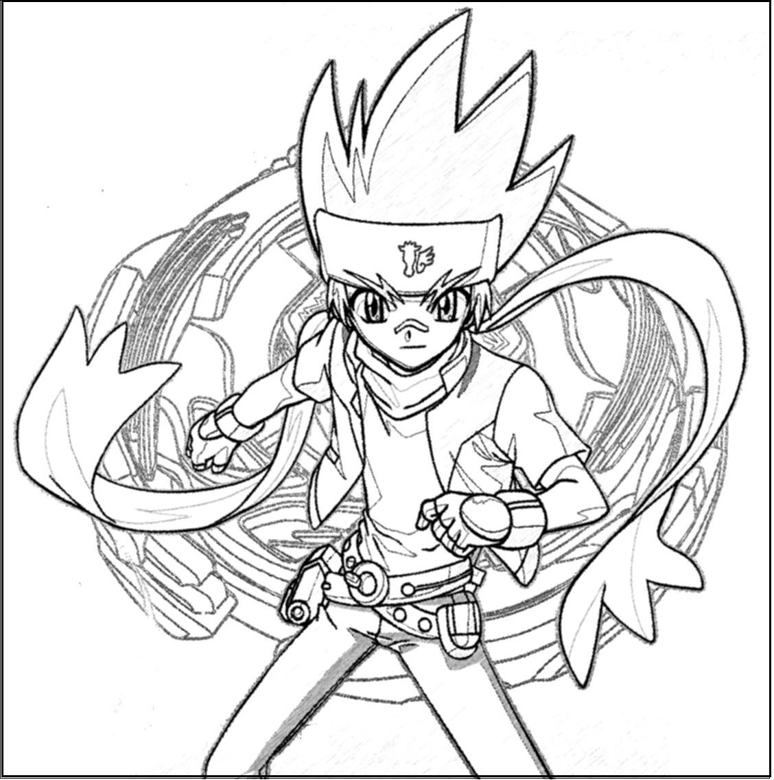 Free Printable Beyblade Coloring Pages For Kids