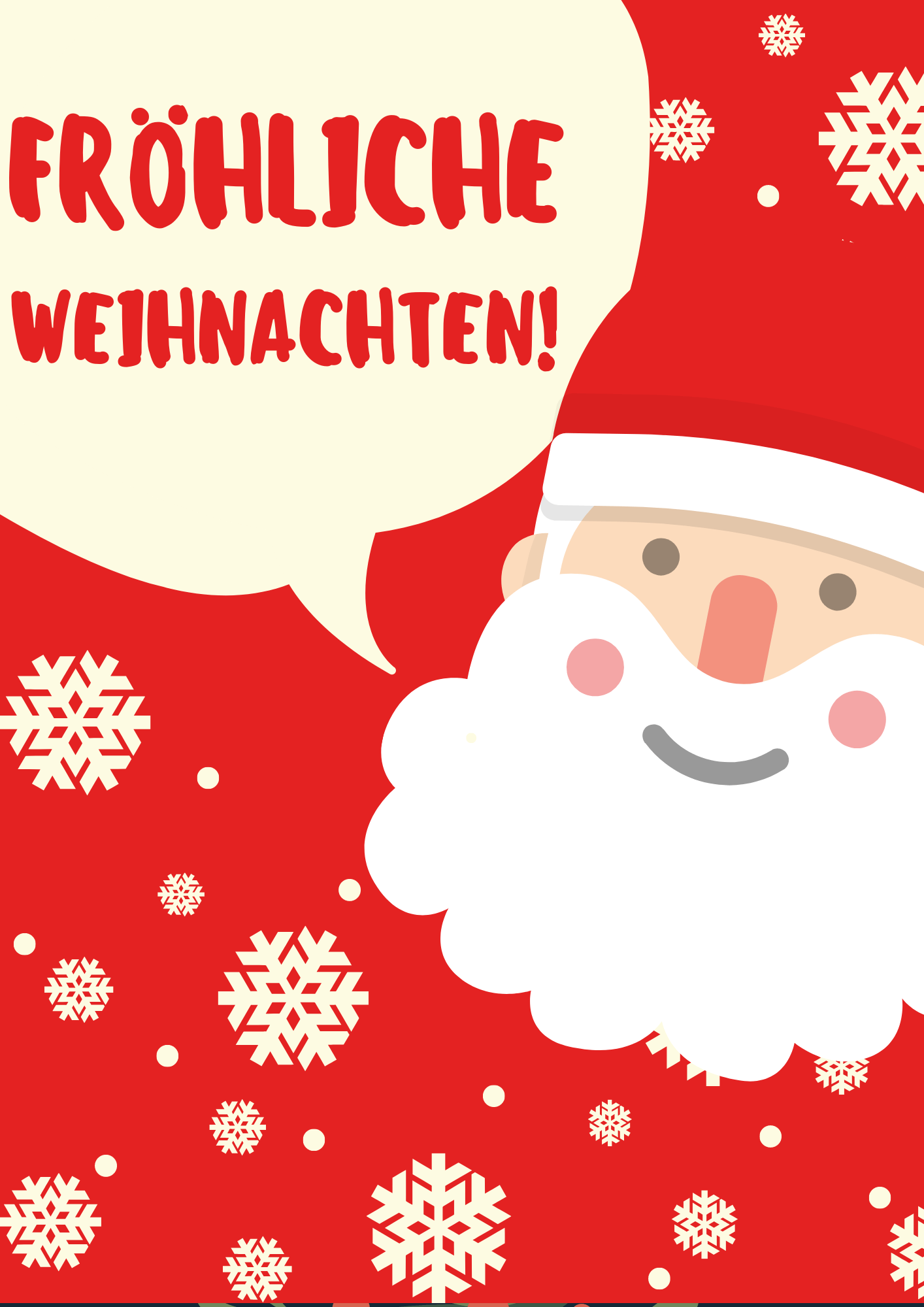 Kostenlosen Vorlagen für Weihnachtskarten | WEITBLICK Agentur