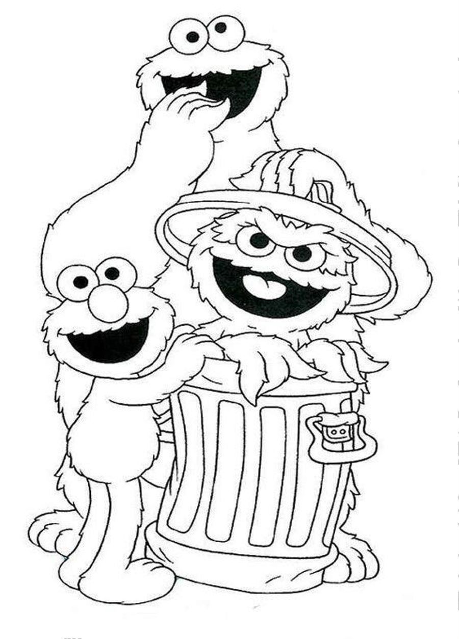 Image result for sesame street coloring pages | Sesame street coloring