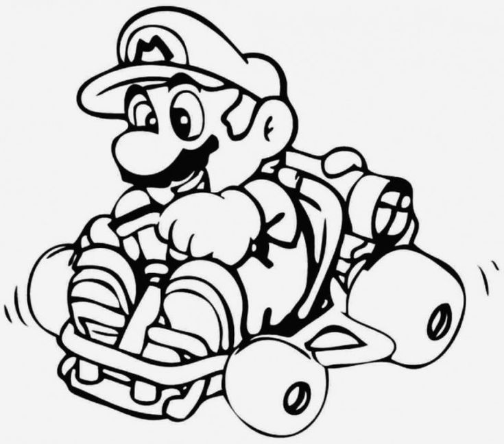 Mario Ausmalbilder - Kinder-malvorlagentv.com | Super mario coloring