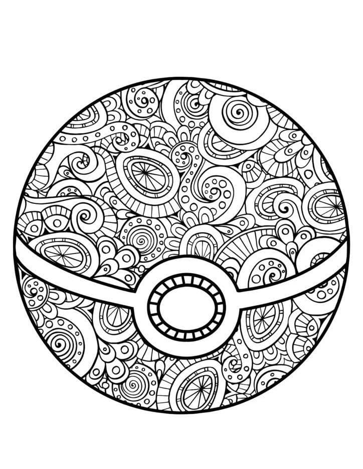 Coloring Pages Mandala Pokemon. Print for free, over 80 images