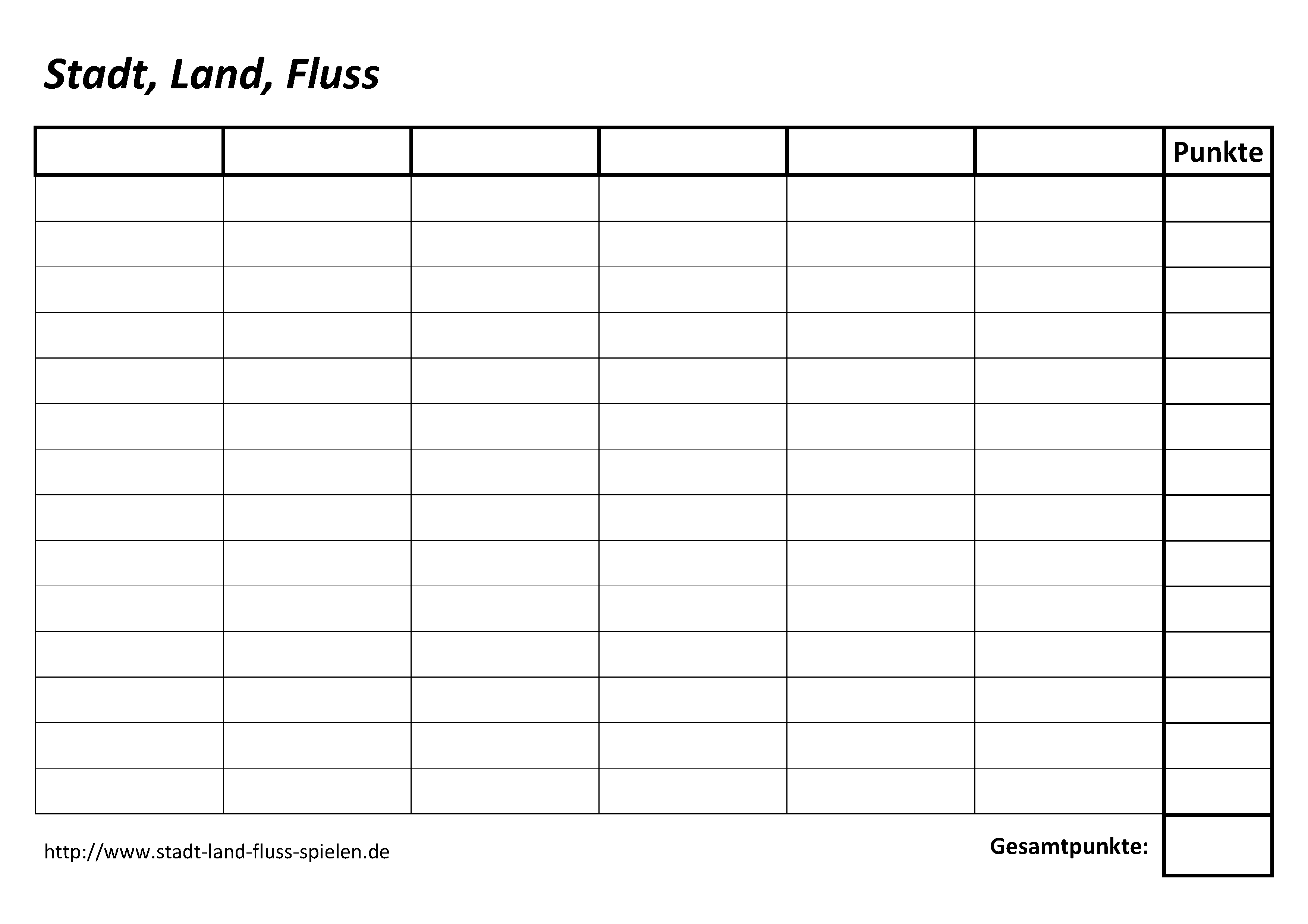 Stadt Land Fluss Lösungen Zum Ausdrucken : Bilder Zu Stadt Land Fluss