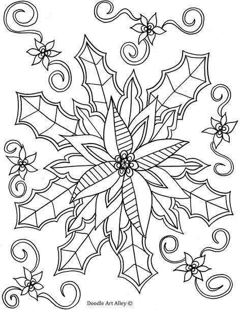 Weihnachtsstern | Christmas coloring pages, Coloring pages, Free