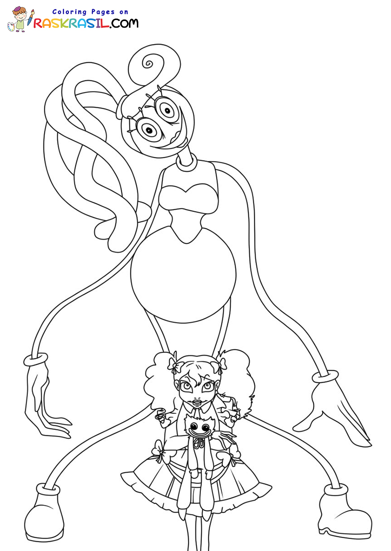 32+ poppy's playtime coloring pages - KamvitaAbomma