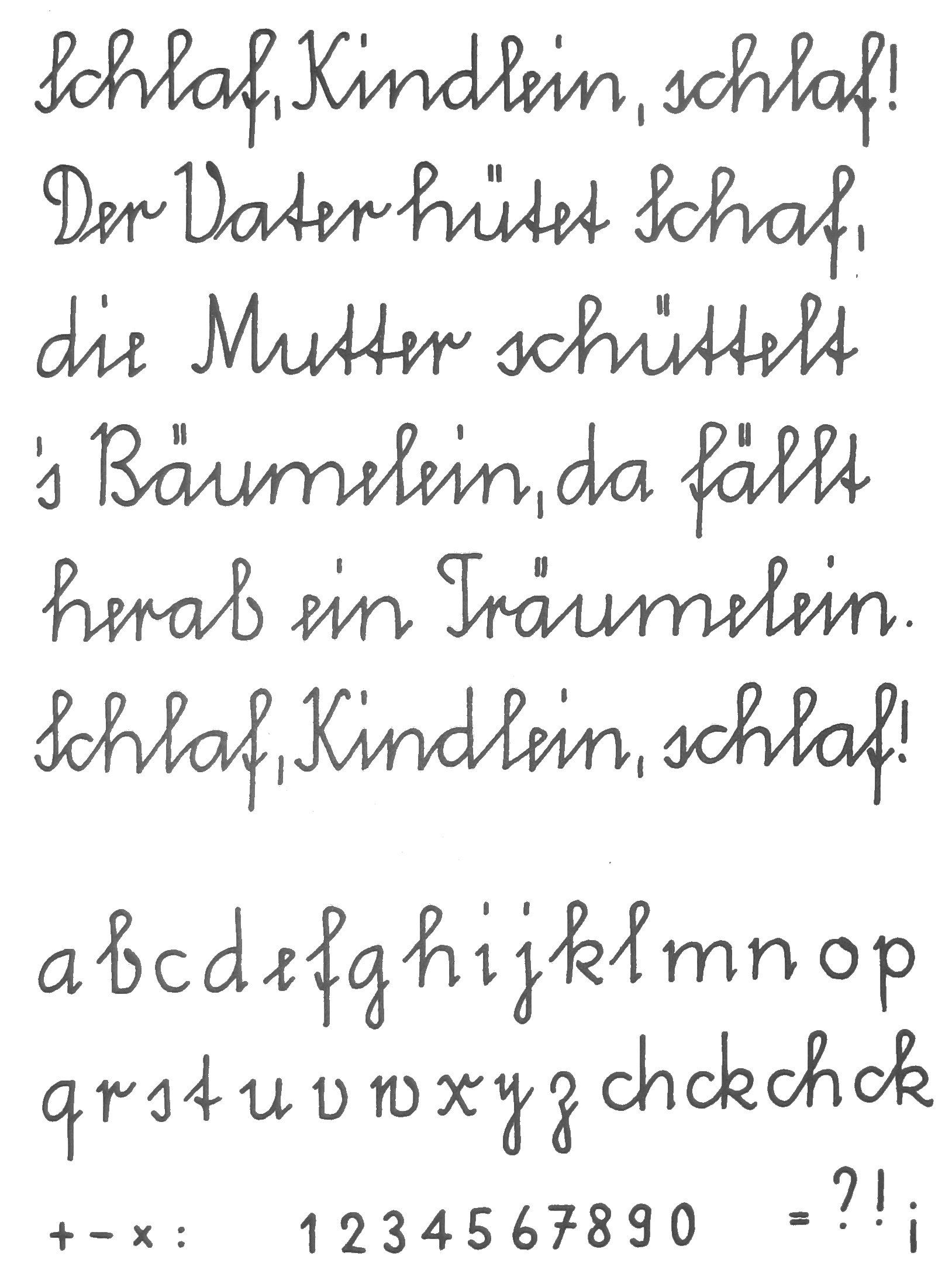 Alphabet Schreibschrift Grundschule - kinderbilder.download