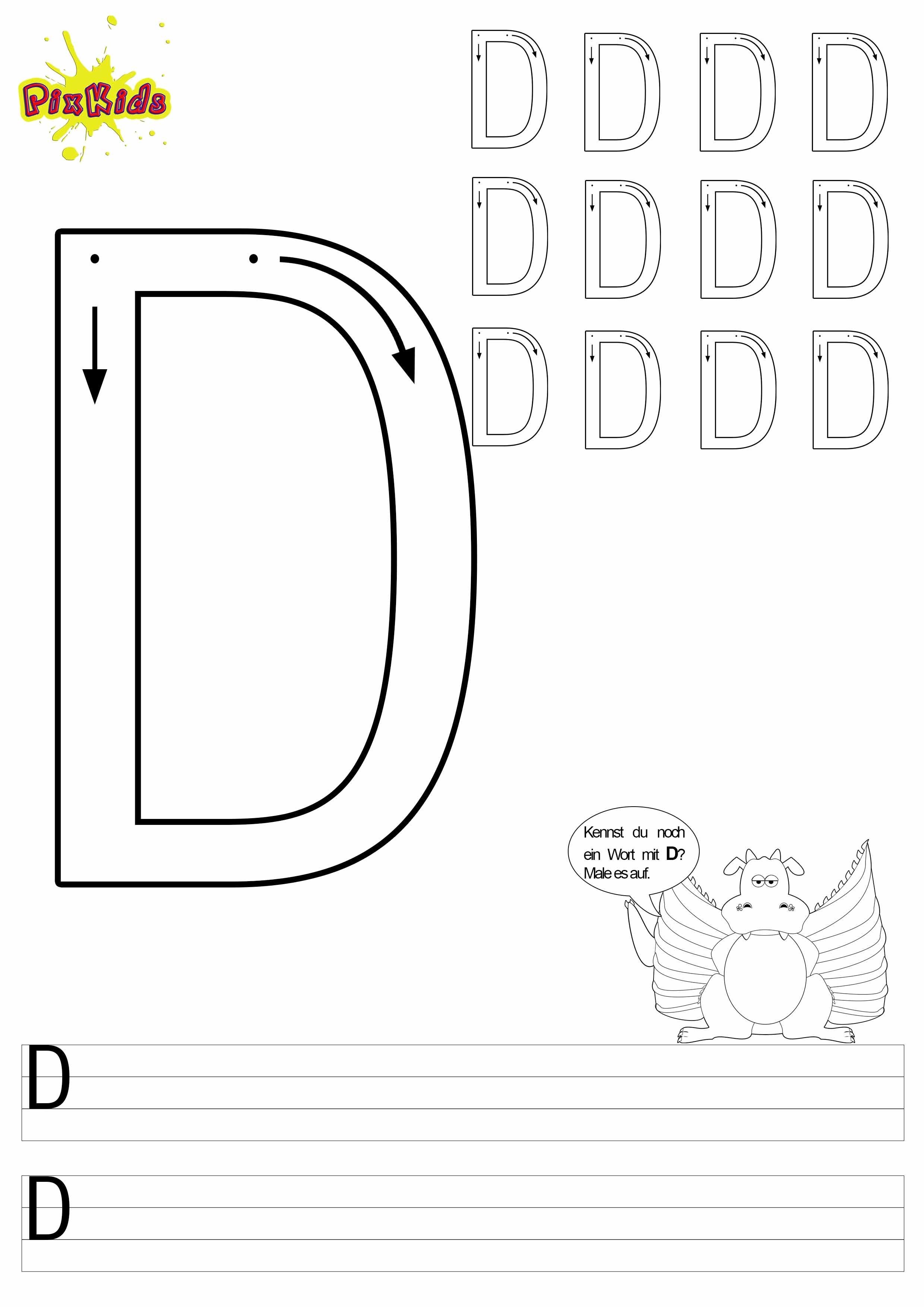 Incredible Buchstaben Schreiben Lernen ArbeitsbläTter Kostenlos