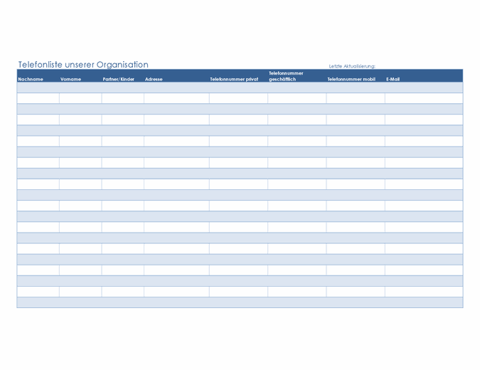 Telefonliste Pdf / Die Vorlage Telefonliste Telefonkette Ist Fur Alle