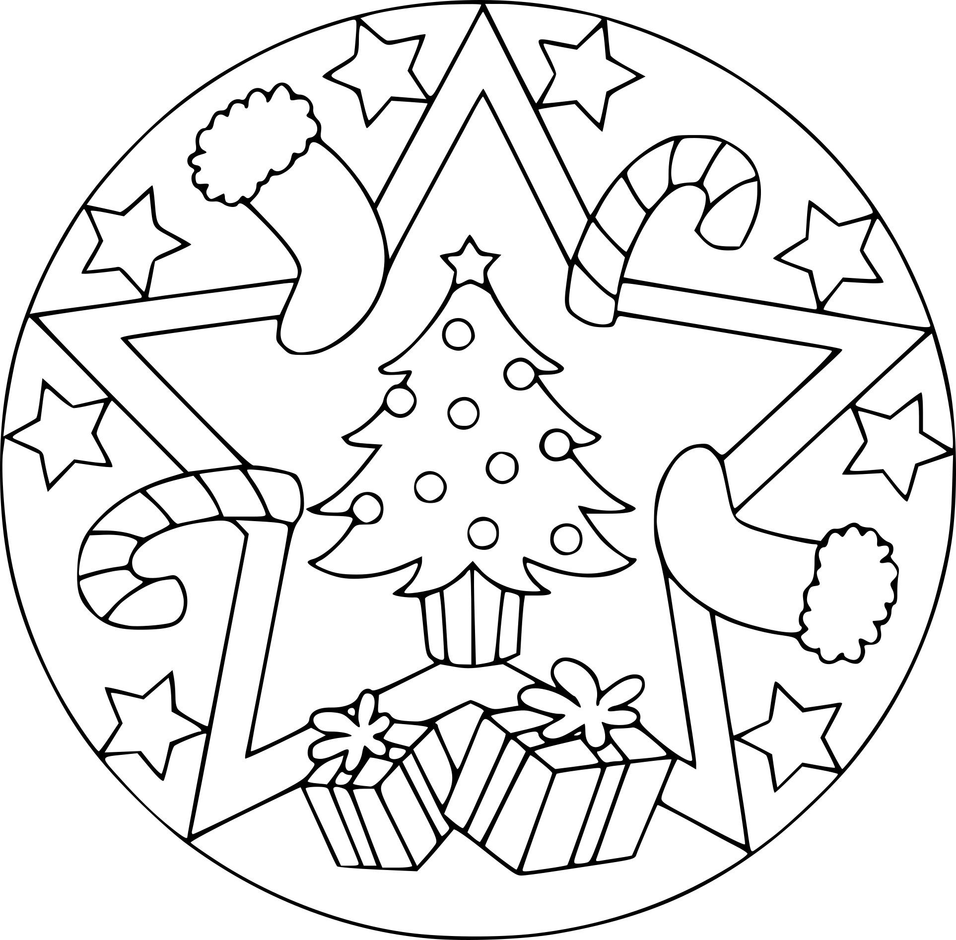 mandala noel ausmalbilder zum drucken Mandala Coloring Pages, Coloring