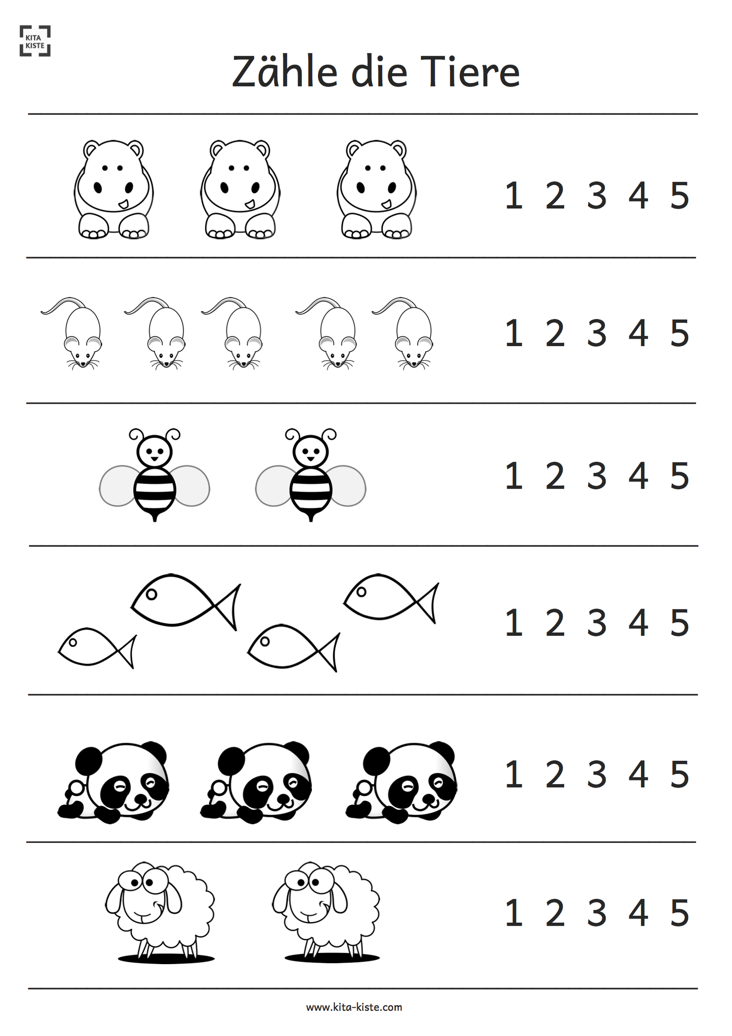 Mathematik Kindergarten Arbeitsblätter - Worksheets