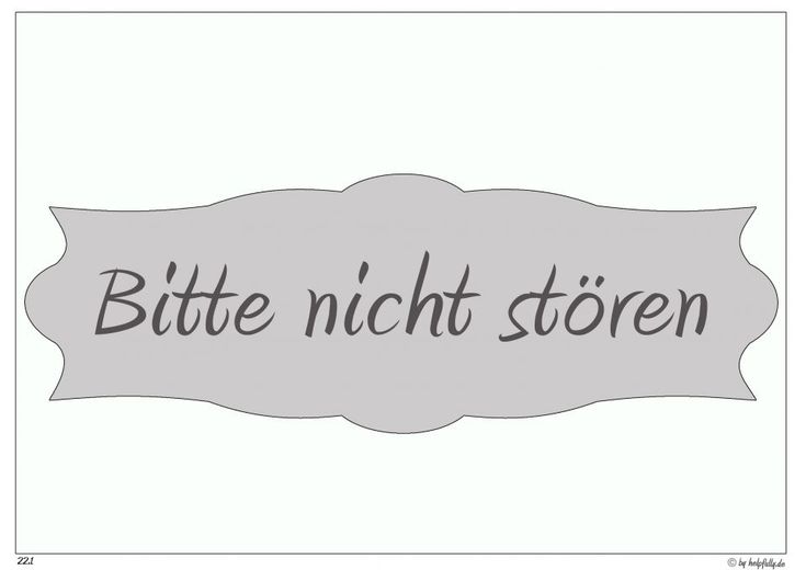 Schild “Bitte nicht stören” | Bitte nicht stören, Bitte, Ausdrucken