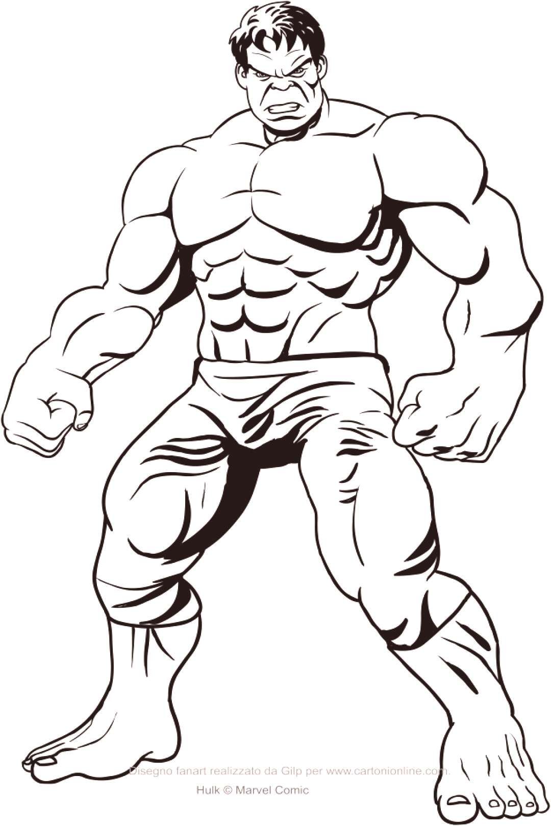 Front Hulk Malvorlagen - | Superhero coloring pages, Avengers coloring