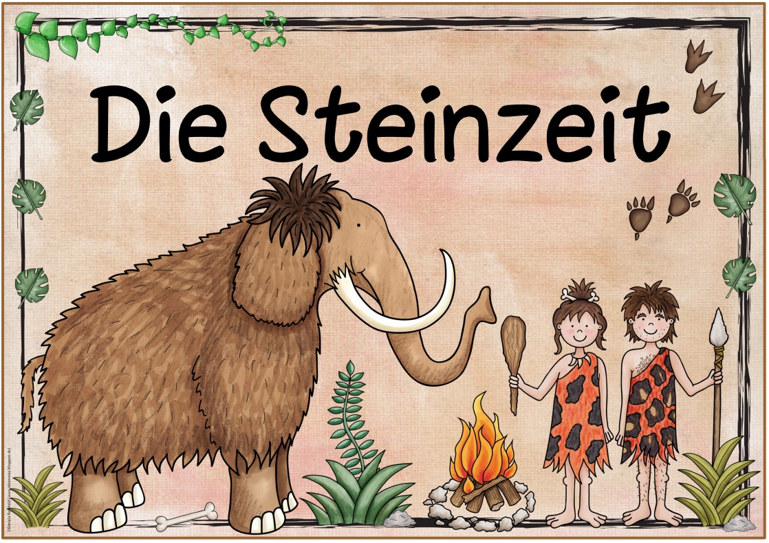 Ideenreise: Themenplakat "Die Steinzeit"