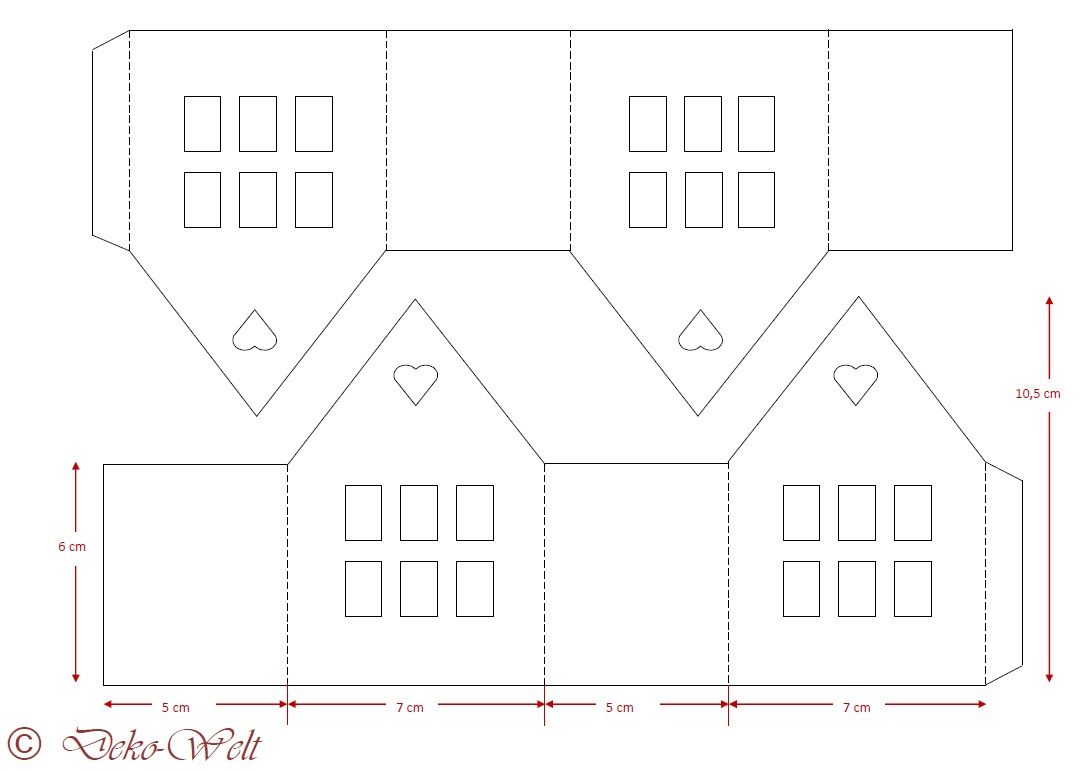 Haus Basteln Vorlage Pdf