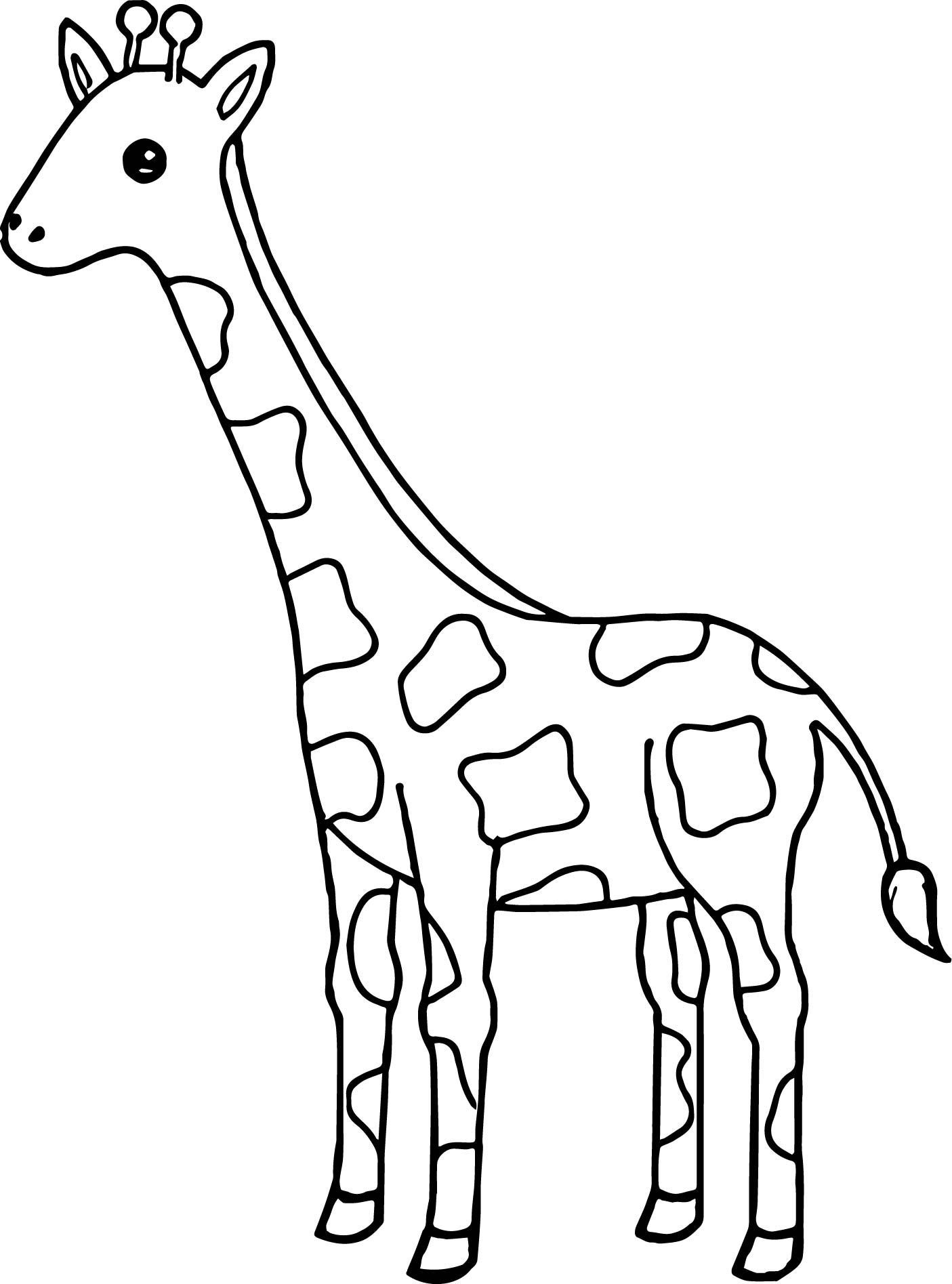 Malvorlage Giraffe Einfach - Dorothy Meyer Grundschule