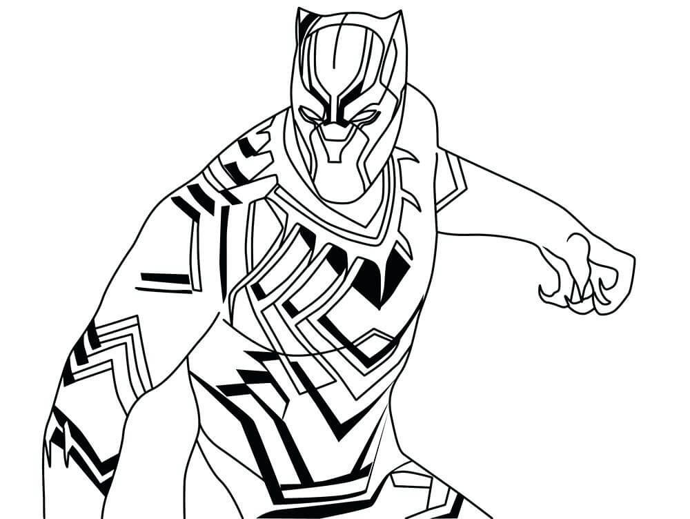 Black Panther Coloring Pages - Best Coloring Pages For Kids | Superhero