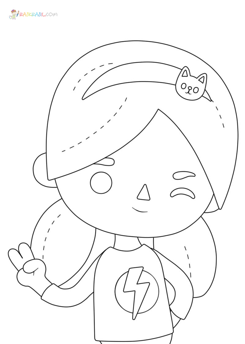 Printable Toca Boca Coloring Pages - Printable World Holiday