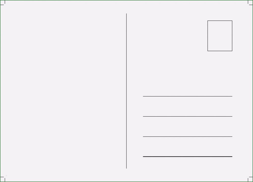 Postkarte Rückseite Vorlage Indesign Erstaunlich Postkarte Vorlage