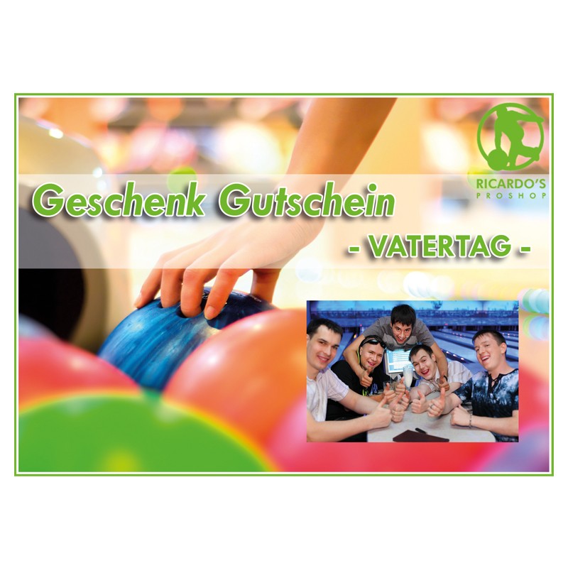 Bowling Proshop Gutschein - "Vatertag" Gutscheine