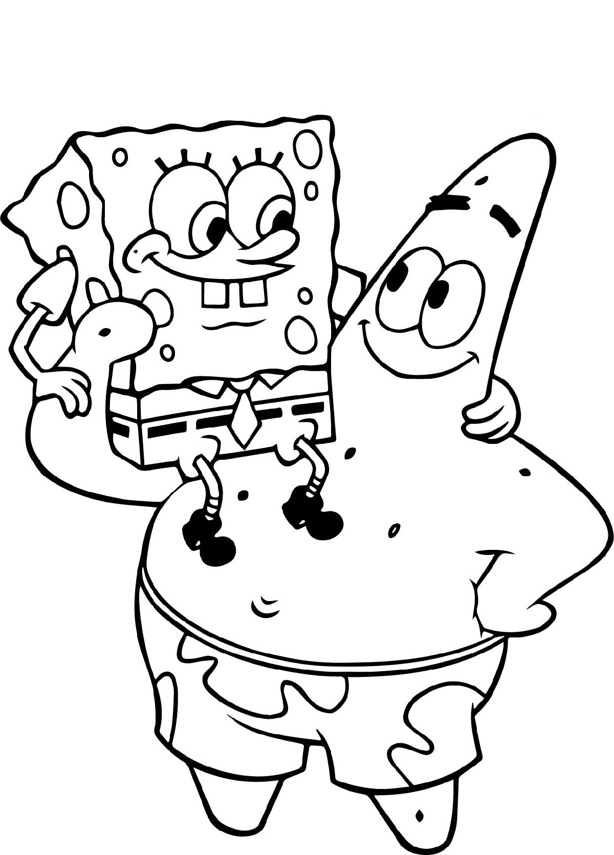 SpongeBob Coloring Pages Characters | 101 Coloring