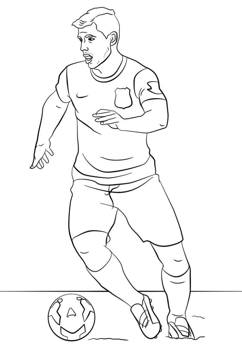 Messi Coloring Pages Printable