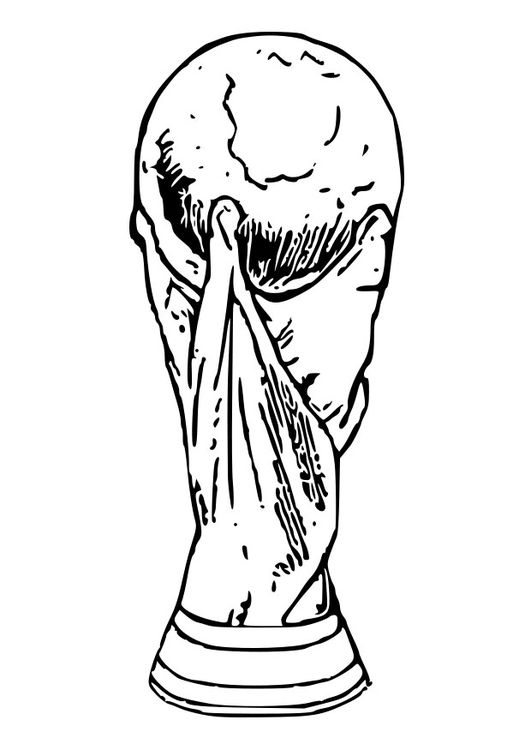 Malvorlage World Cup Pokal | Sports coloring pages, Coloring pages