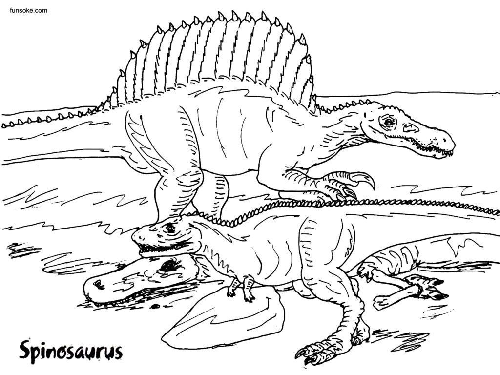 Spinosaurus Coloring Page