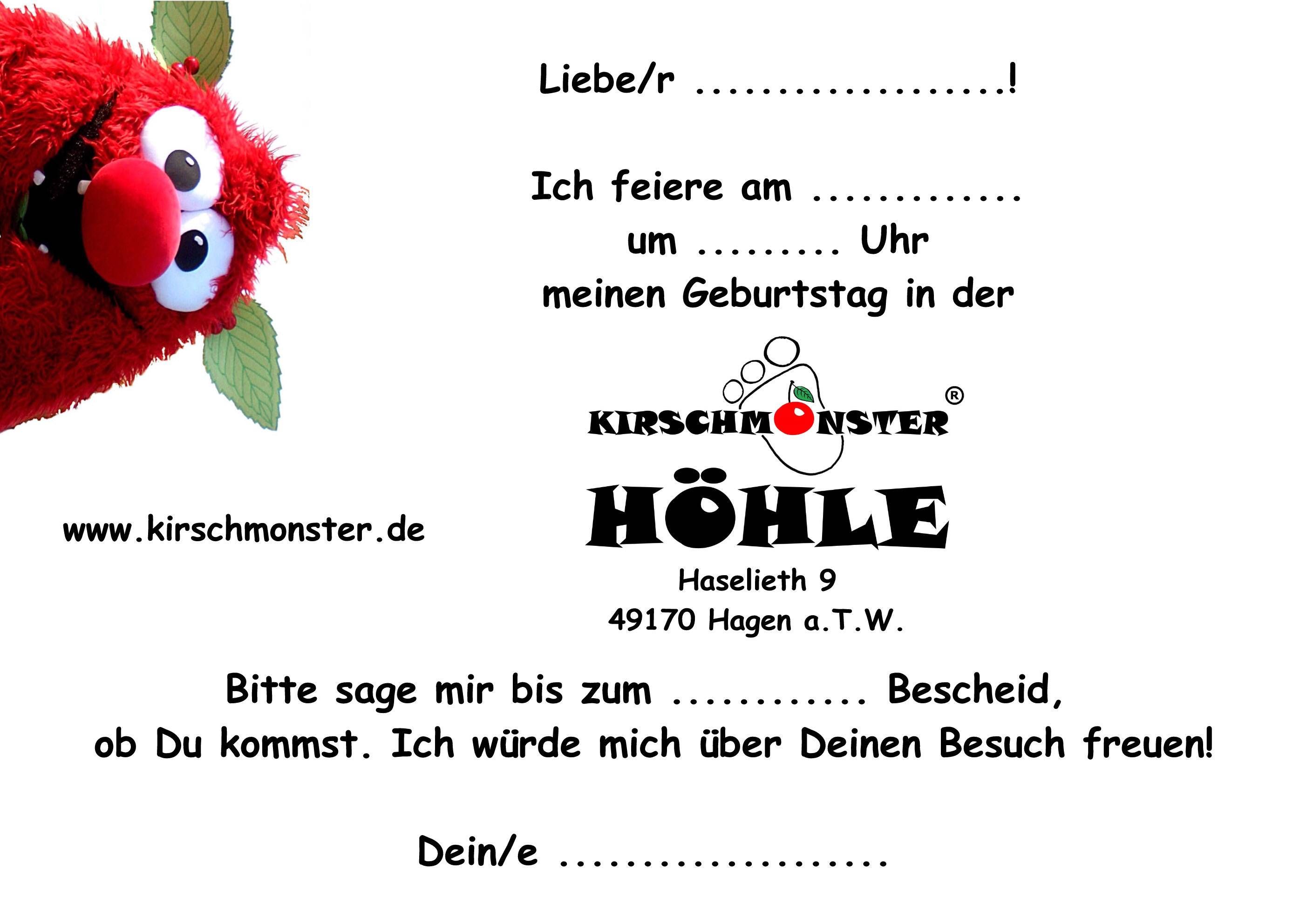 kostenlose Geburtstagseinladungen Vorlagen | Kids birthday invitation