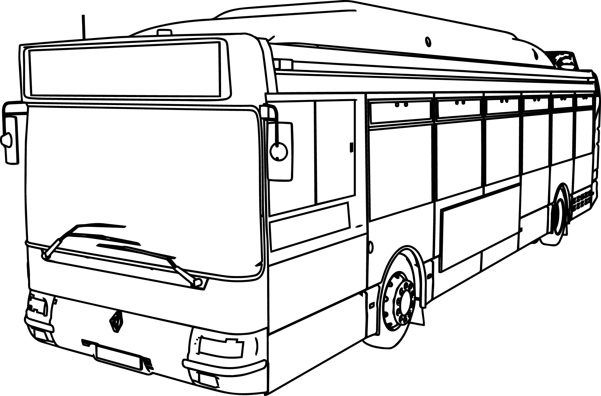 School Bus Coloring Page at GetDrawings | Free download