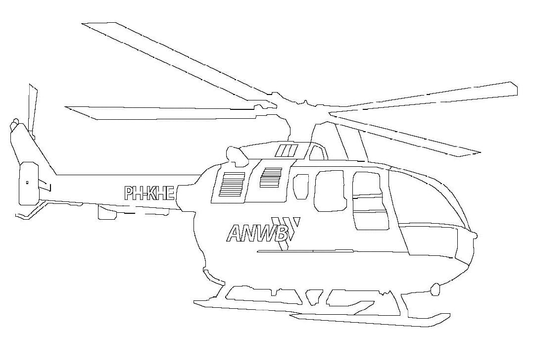 Polizei Hubschrauber Zum Ausmalen : Ausmalbilder Hubschrauber 100