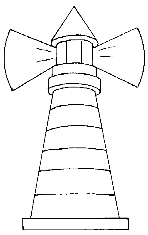 Window Color Vorlagen Leuchttürme | Lighthouse, House colouring pages