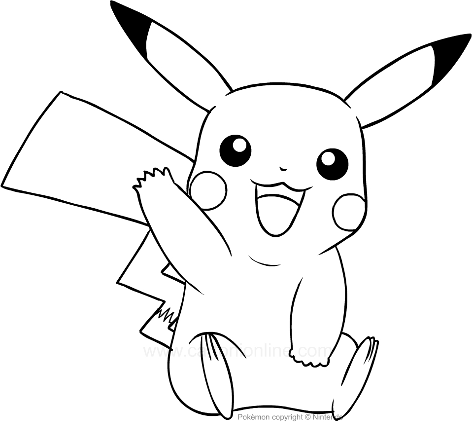 Ausmalbilder Pikachu