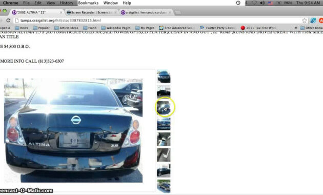 Craigslist Hillsborough County Florida Used Cars And Trucks - Local For fiçin Craigslist Space Coast