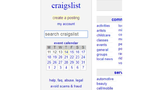 Craigslist - Process For Postings In Craigslist Western Mass ile Craigslist Space Coast