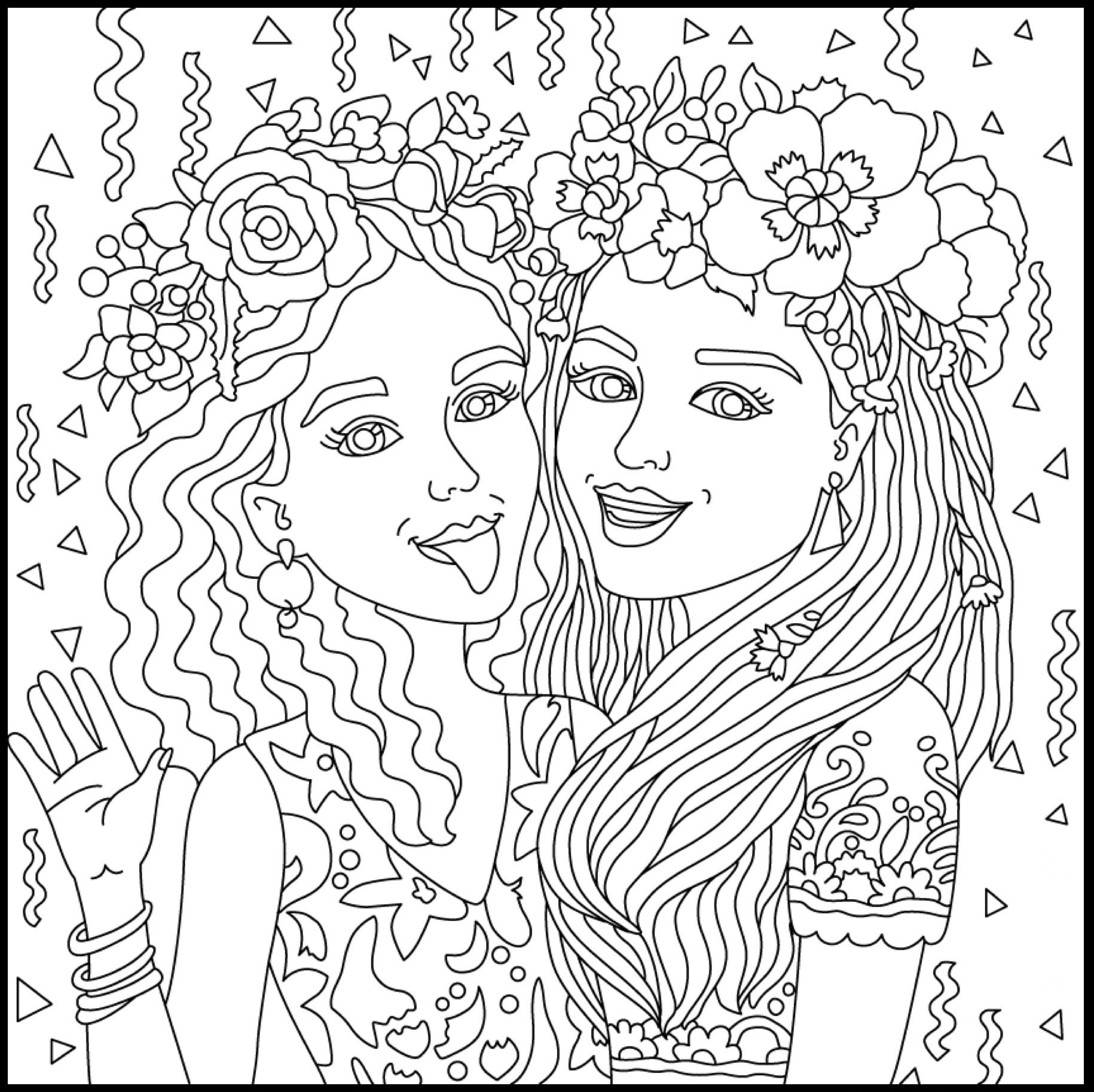 Bff Coloring Pages Printable