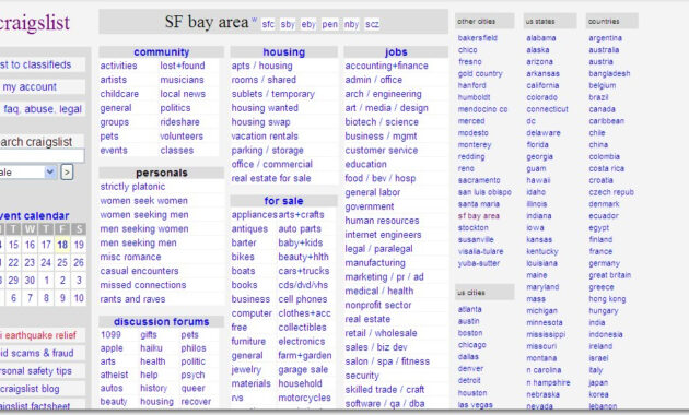 Jobs San Francisco Craigslist fiçin Craigslist Space Coast