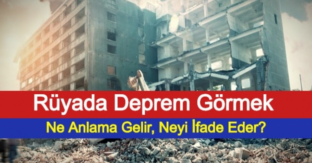 Rüyada Deprem Görmek Ne Anlama Gelir, Neyi İfade Eder? içeride Rüyada Tuvalet Neyi Temsil Eder