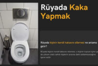 Rüyada Kaka Yapmak | Rüyada Kişinin Kendi Kakasını Ellemesi Ne Anlama fiçin Rüyada Tuvalette Kaka Görmek