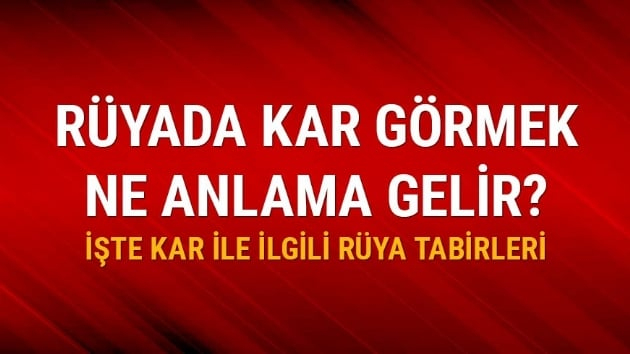 Rüyada Kar Yağdığını Görmek, Kar Yemek Ne Anlama Gelir? Rüyada Kar tamamen Rüyada Mevsimsiz Kar Yağdığını Görmek Ne Anlama Gelir