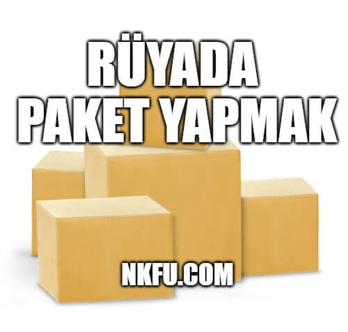 Rüyada Paket Yapmak Ne Anlama Gelir? Paket Almak Hazırlamak Nedir? ilgili Rüyada Küçük Çişini Yapmak Ne Demek