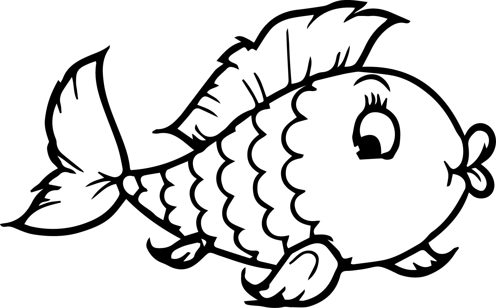 Pin by Dianna Tighe-Bayers on coloring pages | Fish coloring page, Fish